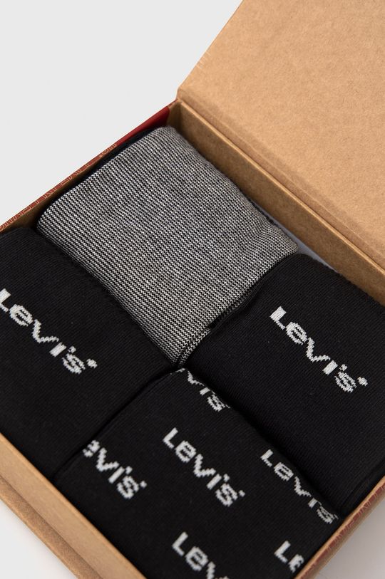 Ponožky Levi's  74% Bavlna, 2% Elastan, 24% Polyamid