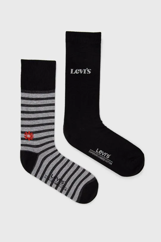 μαύρο Κάλτσες Levi's Ανδρικά