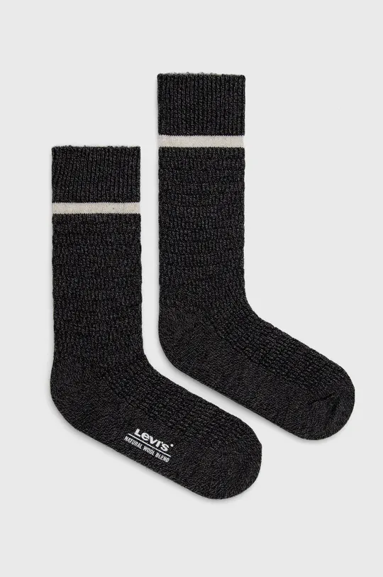 μαύρο Μάλλινες κάλτσες Levi's Ανδρικά