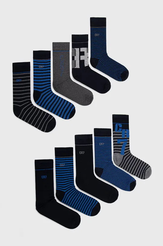 σκούρο μπλε Κάλτσες CR7 Cristiano Ronaldo (10-pack) Ανδρικά