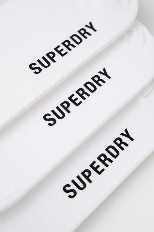 Superdry skarpetki (3-pack) biały