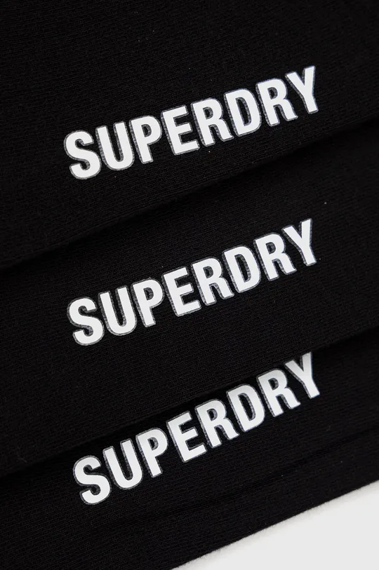 Superdry skarpetki (3-pack) czarny