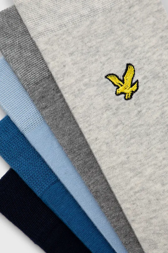 Ponožky Lyle & Scott (5-pack) modrá