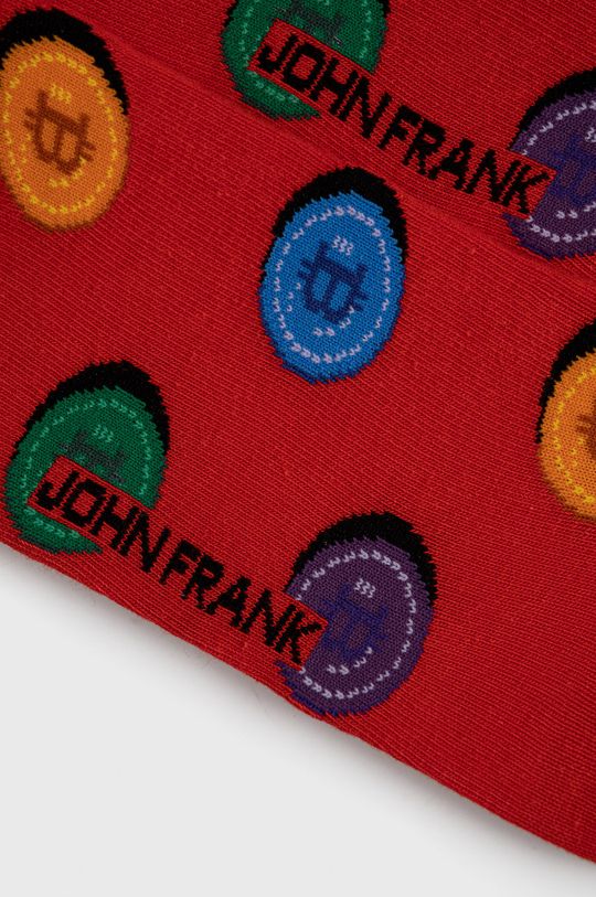 Ponožky John Frank červená