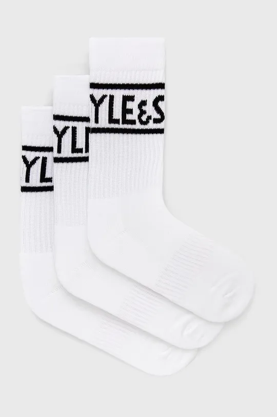 λευκό Κάλτσες Lyle & Scott (3-pack) Ανδρικά