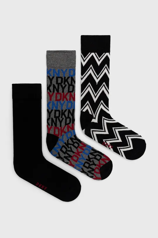 μαύρο Κάλτσες DKNY (3-pack) Ανδρικά