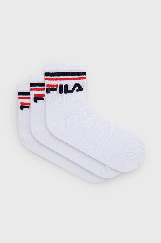 bela Fila nogavice (3-pack) Unisex