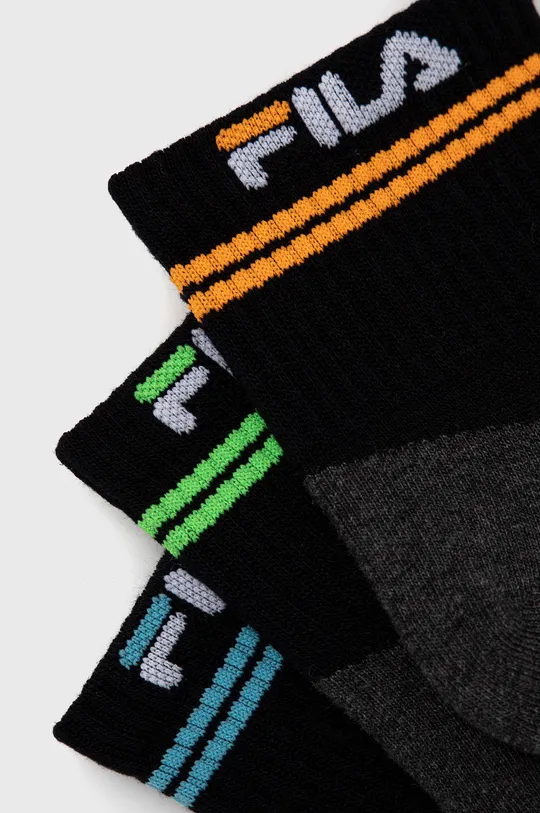Κάλτσες Fila (3-pack) μαύρο