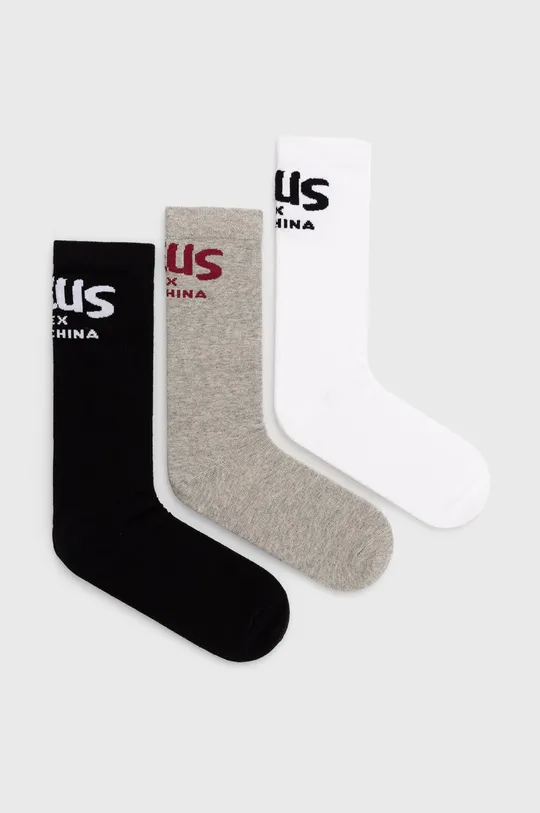 sivá Ponožky Deus Ex Machina (3-pack) Unisex