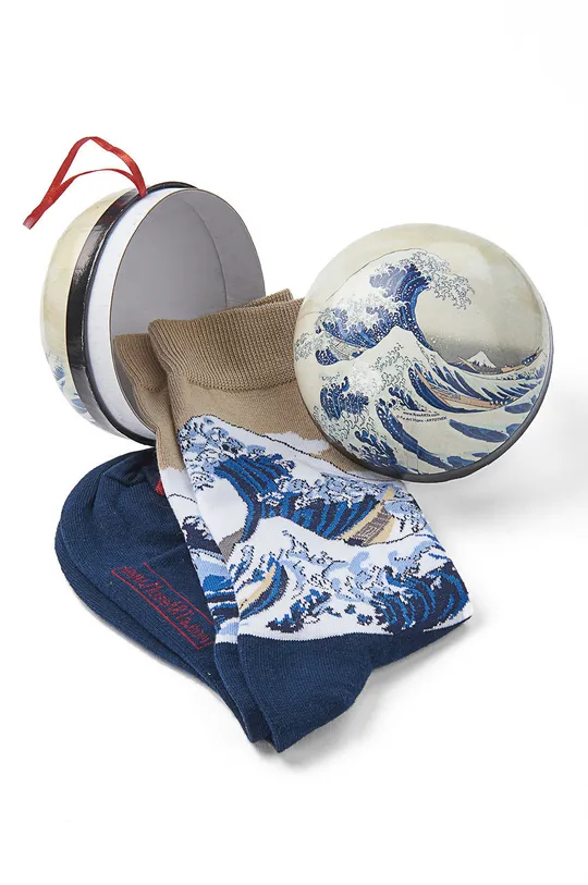 барвистий Шкарпетки MuseARTa Katsushika Hokusai - Great Wave Unisex