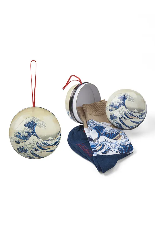 MuseARTa Skarpetki Katsushika Hokusai - Great Wave multicolor