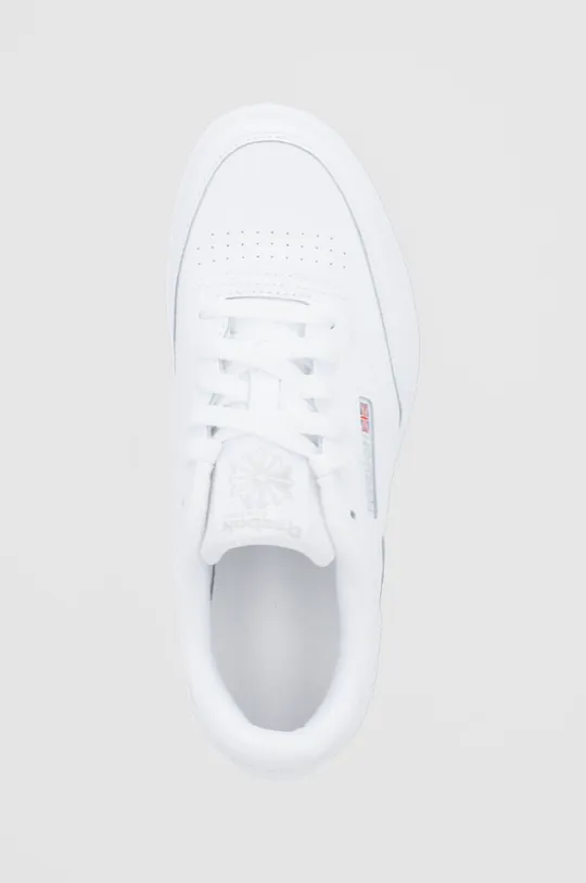 biały Reebok Classic Buty skórzane dziecięce BS6168