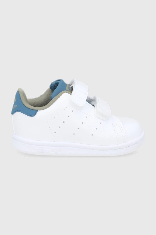 biela Detské topánky adidas Originals STAN SMITH H00766 Chlapčenský