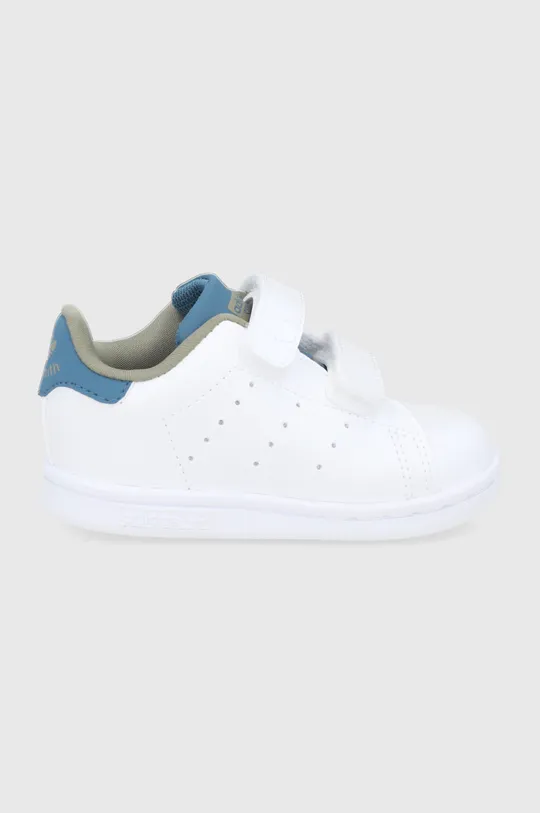 білий Дитячі черевики adidas Originals STAN SMITH Для хлопчиків