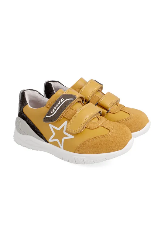 κίτρινο Παιδικά δερμάτινα παπούτσια Biomecanics Για αγόρια