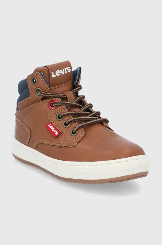 Дитячі черевики Levi's коричневий