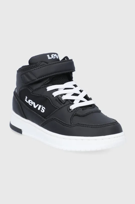 Detské topánky Levi's čierna