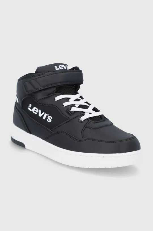 Παιδικά παπούτσια Levi's μαύρο
