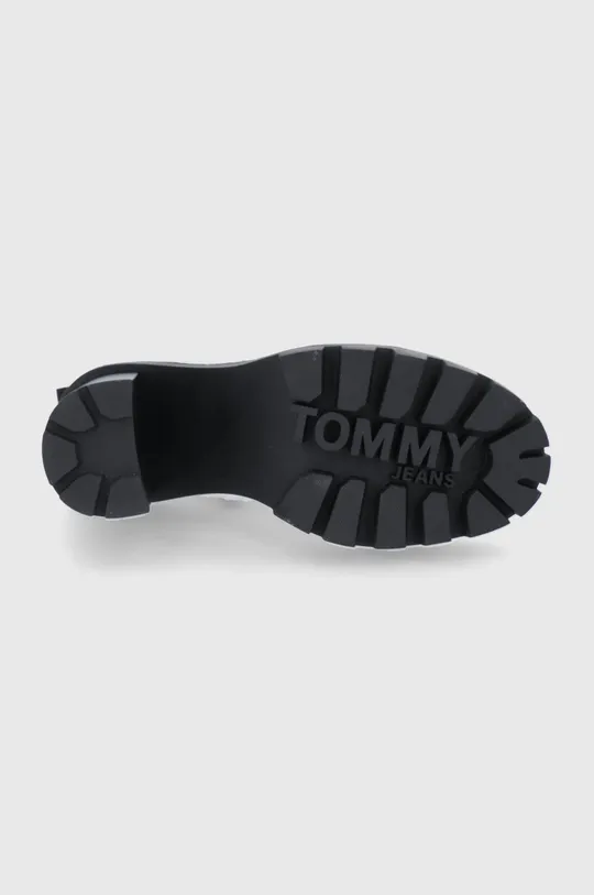 Tommy Jeans Botki skórzane EN0EN01544.YBL Damski