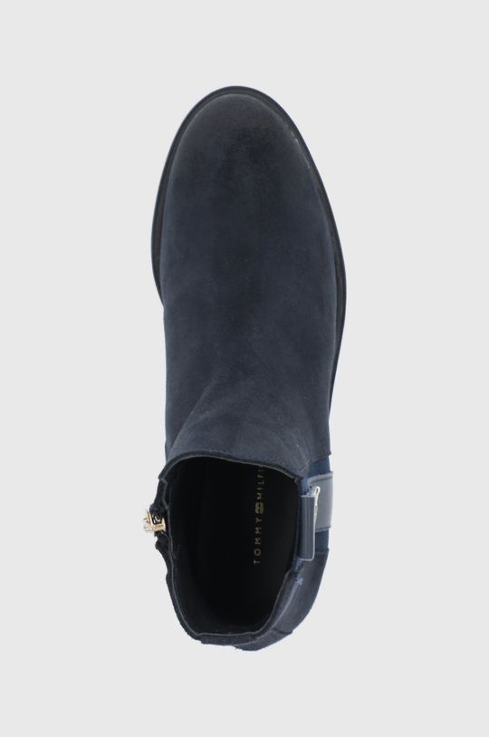 námořnická modř Semišové boty Tommy Hilfiger