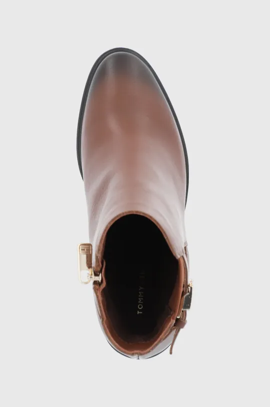hnedá Kožené topánky Chelsea Tommy Hilfiger