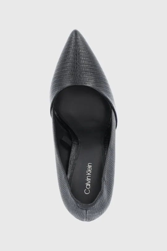 μαύρο Δερμάτινες γόβες Calvin Klein