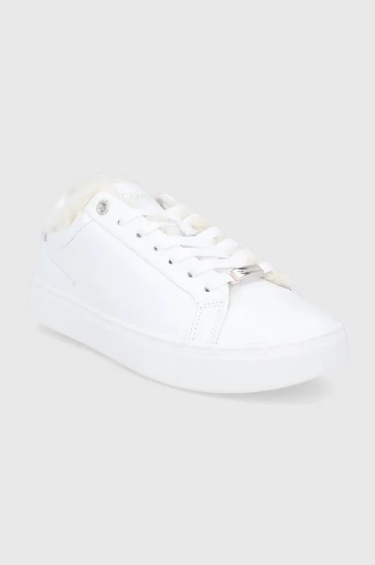 Шкіряні черевики Calvin Klein білий