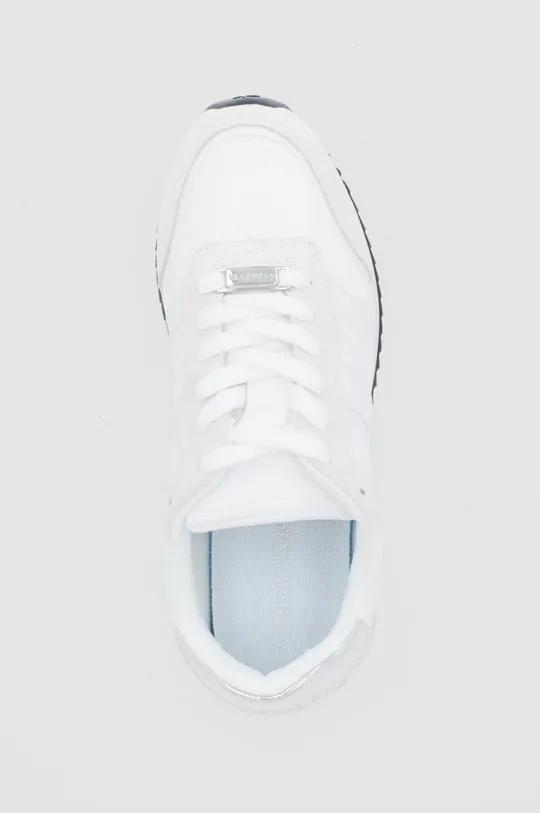 biały Calvin Klein Buty skórzane HW0HW00552