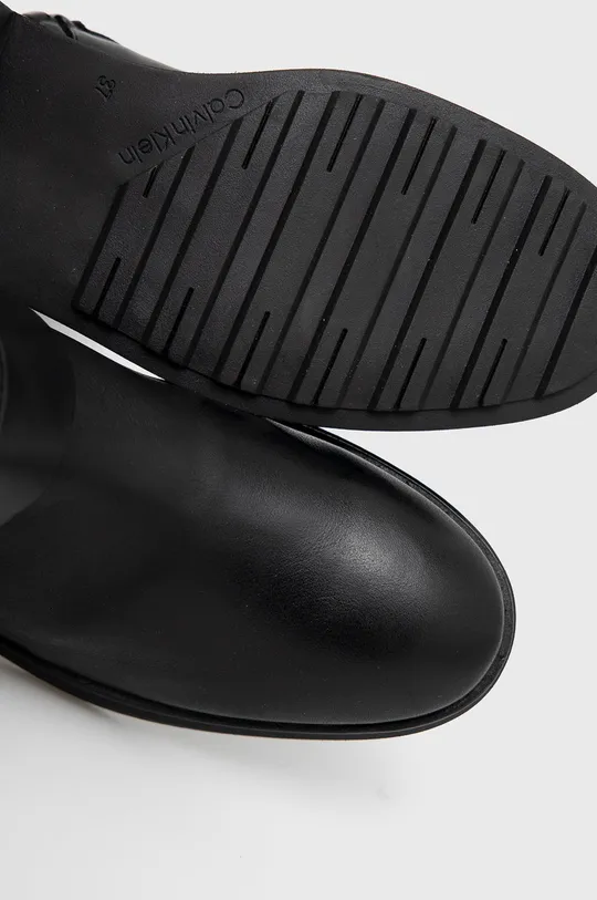 crna Kožne čizme Calvin Klein