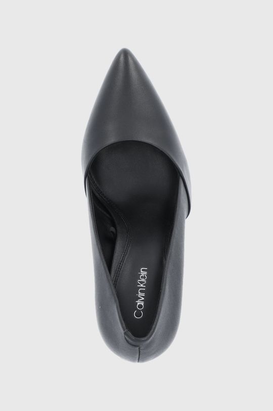 černá Kožené kotníkové boty Calvin Klein