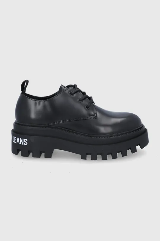 crna Kožne cipele Calvin Klein Jeans Ženski