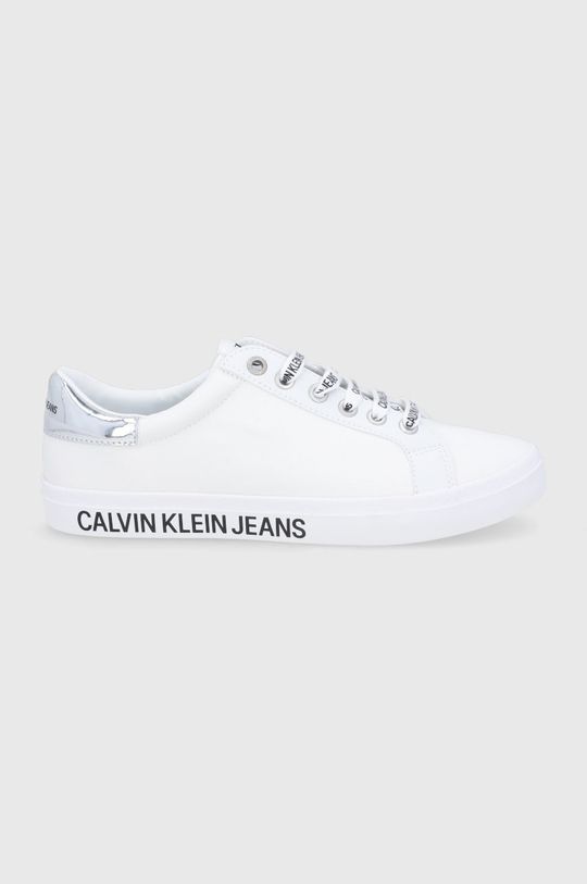 biały Calvin Klein Jeans Tenisówki Damski