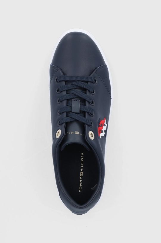 granatowy Tommy Hilfiger Buty skórzane