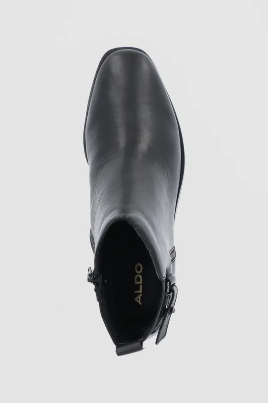 čierna Kožené členkové topánky Aldo