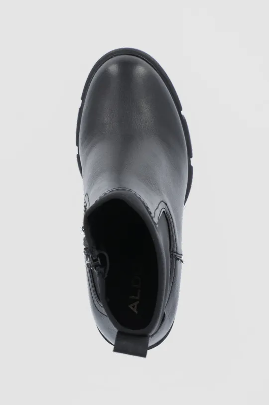 čierna Kožené členkové topánky Aldo
