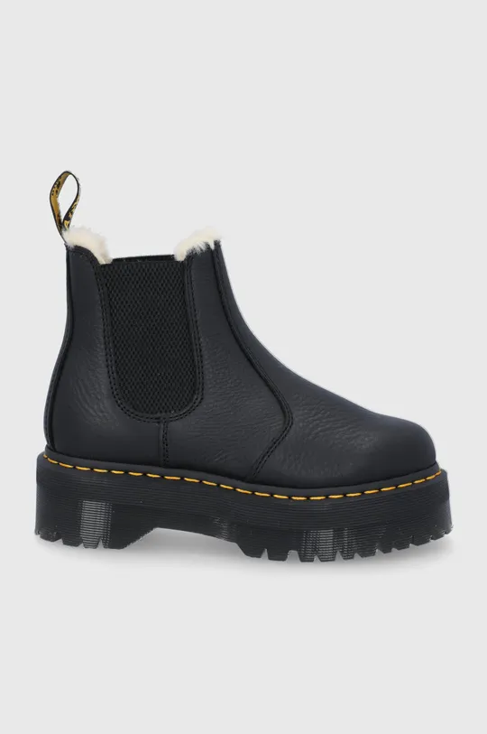 čierna Kožené topánky Chelsea Dr. Martens Quad FL 2976 Dámsky