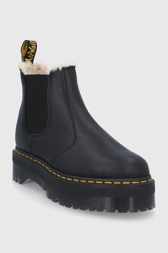 Шкіряні черевики Dr. Martens Quad FL чорний