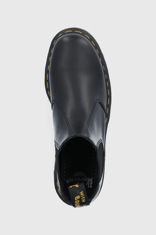 black Dr. Martens leather chelsea boots 2976 Bex