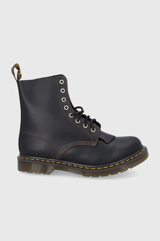 чёрный Кожаные полусапоги Dr. Martens Женский