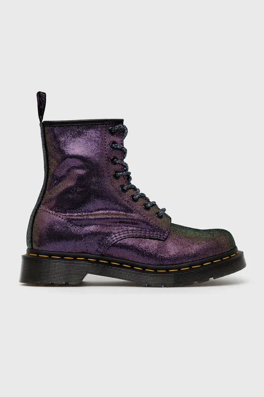 fioletowy Dr. Martens Workery skórzane 1460 Damski