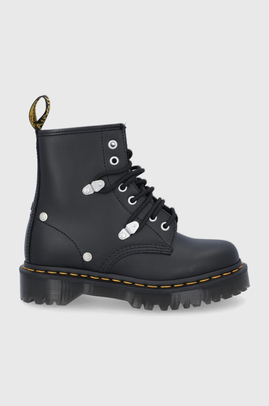 čierna Kožené workery Dr. Martens Dámsky