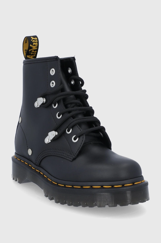 Dr. Martens Workery skórzane 1460 Bex Stud czarny