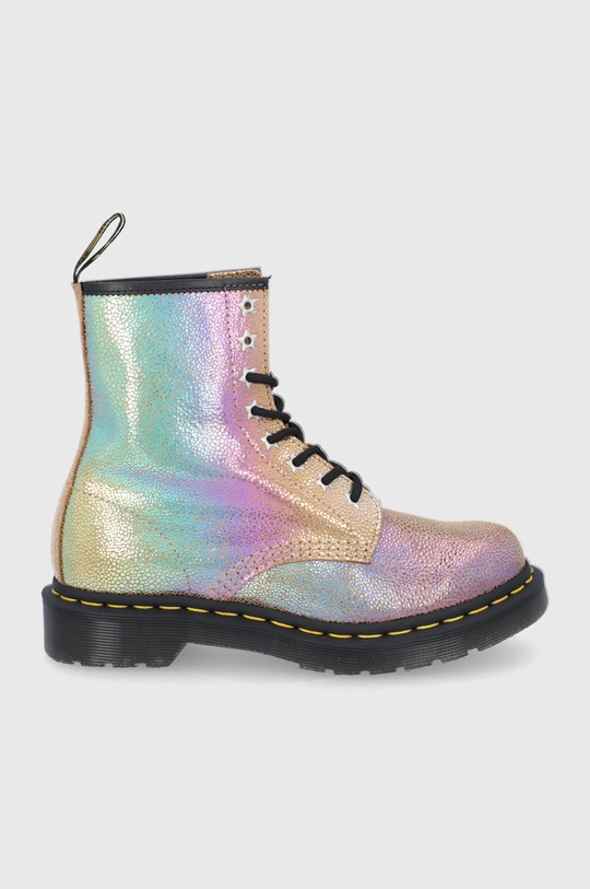 multicolor Dr. Martens Workery skórzane 1460 Damski