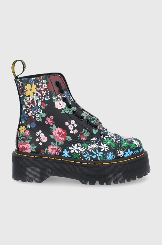 multicolor Dr. Martens Workery skórzane Sinclair Damski