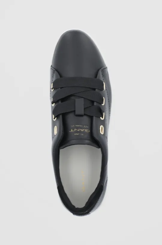 čierna Kožená obuv Gant Avona