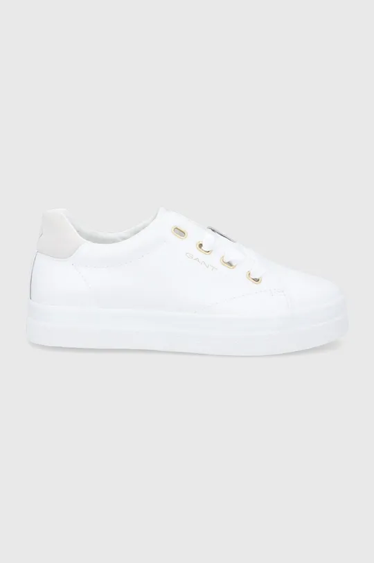 λευκό Δερμάτινα παπούτσια Gant Avona Γυναικεία