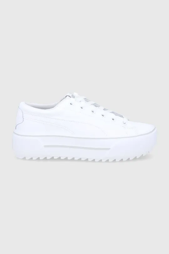 λευκό Δερμάτινα παπούτσια Puma Kaia Platform L Γυναικεία