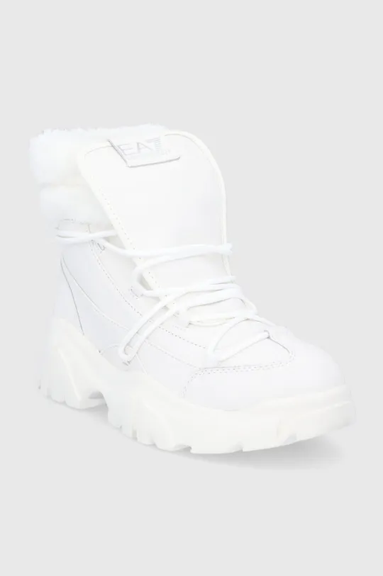 Čizme za snijeg EA7 Emporio Armani bijela