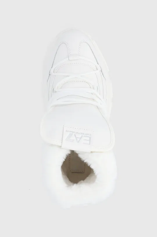 bijela Čizme za snijeg EA7 Emporio Armani