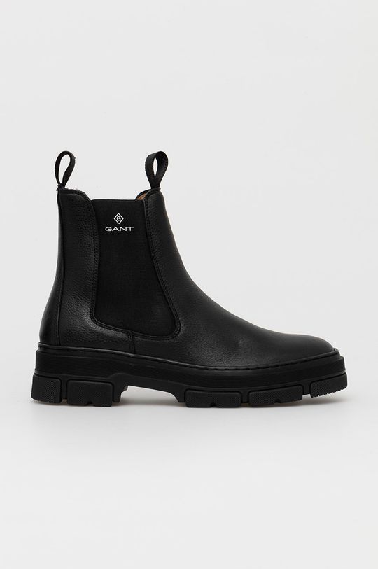 čierna Kožené topánky Chelsea Gant Monthike Dámsky
